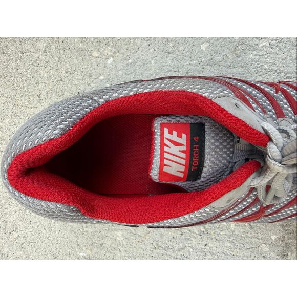 Nike Air Match Torch 4 Running Shoes Silver Red Athletic Sneakers Mens Size 11.5 main image 10